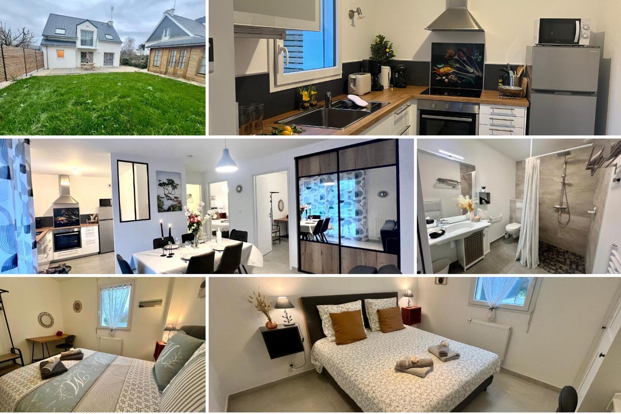 Le Belaven, Neuf, Cosy, Terrasse, Jardin, Kerfany Plage, 1 A 6 Pers Moëlan-sur-Mer Exterior foto